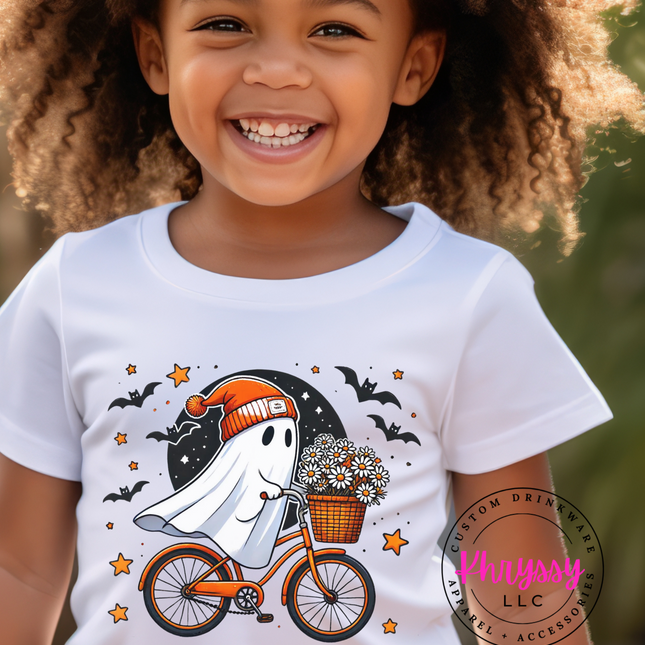 Ghostly Bicycle Adventure Unisex Shirt