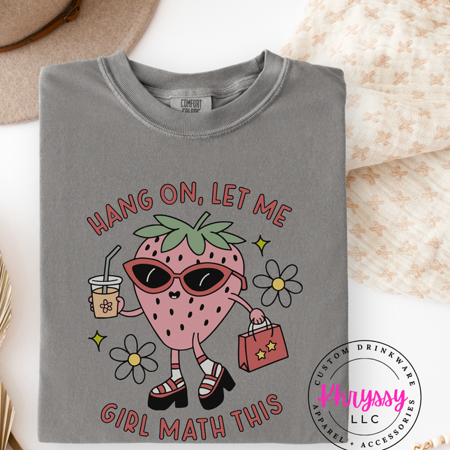Relatable Girl Math Humor Statement Apparel