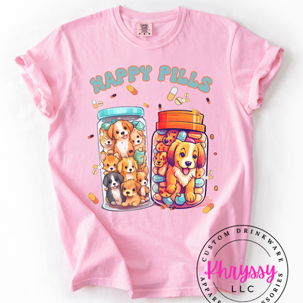Happy Pills — Puppy Mason Jar Dog Lover Statement