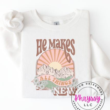 Renewal in Every Stitch: He Makes All Things New Unisex Shirt