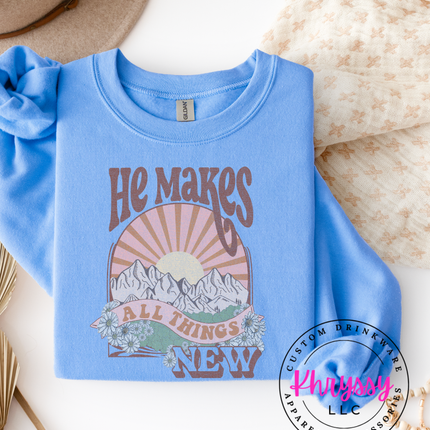 Renewal in Every Stitch: He Makes All Things New Unisex Shirt