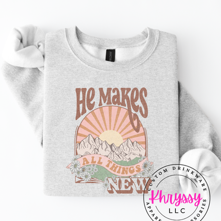 Renewal in Every Stitch: He Makes All Things New Unisex Shirt