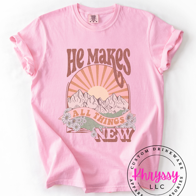 Renewal in Every Stitch: He Makes All Things New Unisex Shirt