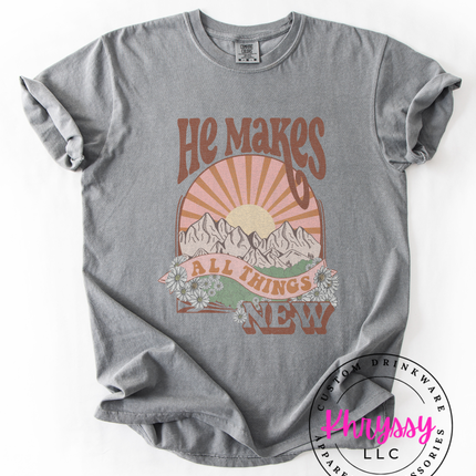 Renewal in Every Stitch: He Makes All Things New Unisex Shirt