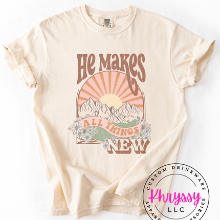 Renewal in Every Stitch: He Makes All Things New Unisex Shirt