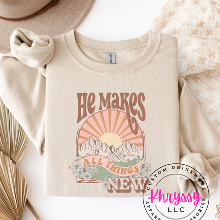 Renewal in Every Stitch: He Makes All Things New Unisex Shirt