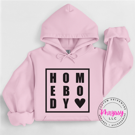 Homebody Bold Heart Hoodie | Cozy Introvert Gift for Women