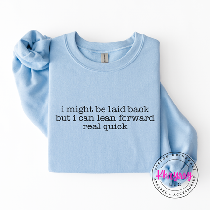 Soft Outside, Spicy Inside — Sassy Gildan Crewneck Statement Sweatshirt