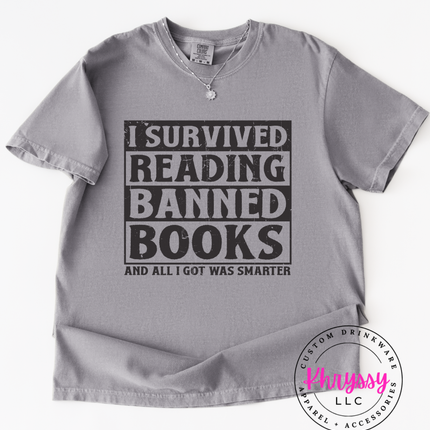 I Survived Reading Banned Books Bold Statement