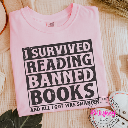 I Survived Reading Banned Books Bold Statement