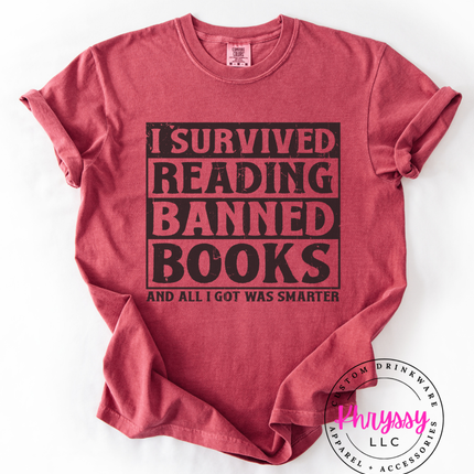 I Survived Reading Banned Books Bold Statement