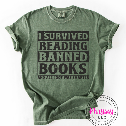 I Survived Reading Banned Books Bold Statement