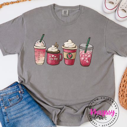 Caffeine Couture: Unisex 'Love Brewed' Coffee Mug Shirt