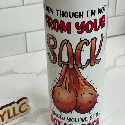 Father's Day Humor 20oz Tumbler with Straw