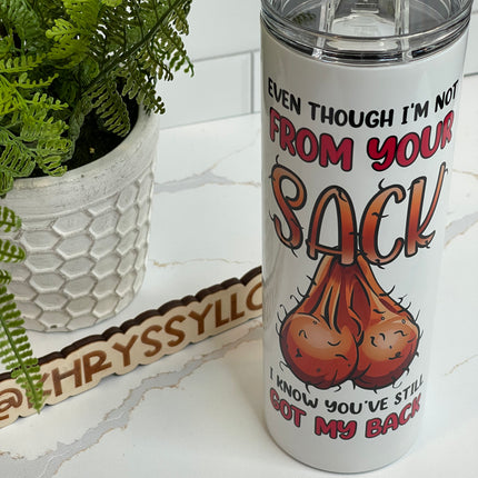 Father's Day Humor 20oz Tumbler with Straw