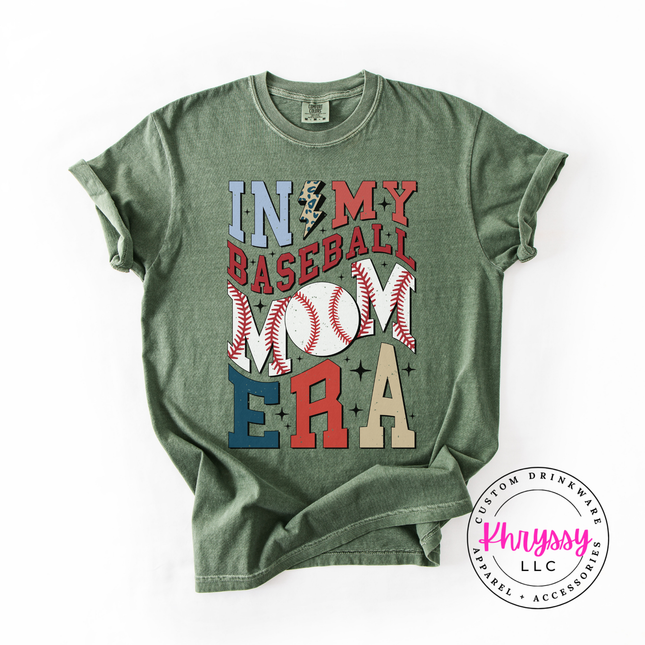 In My Baseball Era Women's Game Day Style Baseball Mom Gift Bold Baseball Statement