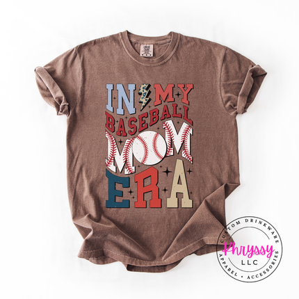 In My Baseball Era Women's Game Day Style Baseball Mom Gift Bold Baseball Statement