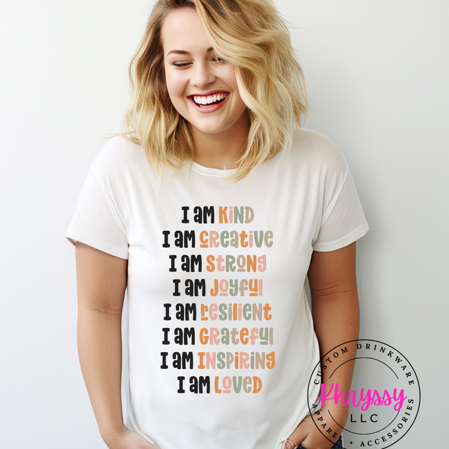 I Am... Inspire Yourself and Embrace Your Identity Unisex Shirt