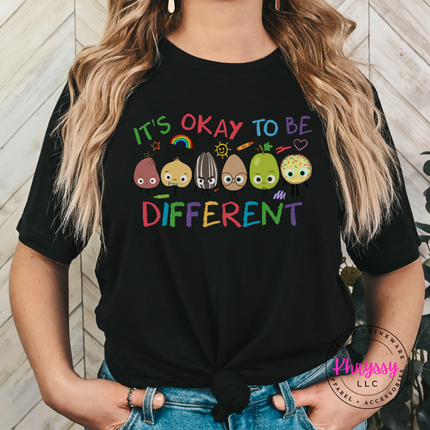 It’s Okay To Be Different — Inclusion Teacher Comfort Colors Tee