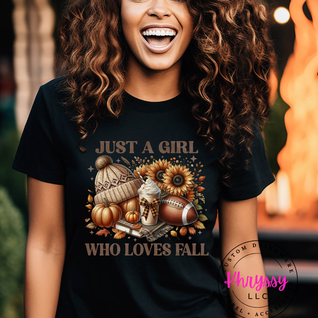 Just a Girl Who Loves Fall Unisex shirt