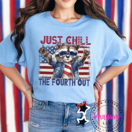 Patriotic Raccoon Celebration Unisex Shirt