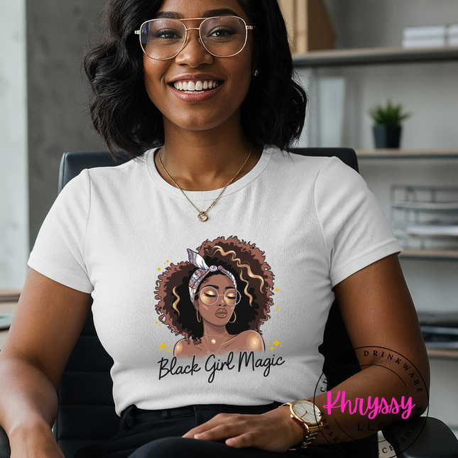 Black Girl Magic T-Shirt – Empowering Graphic Tee for Women