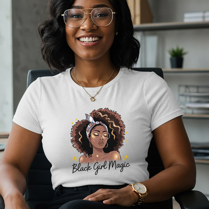 Black Girl Magic T-Shirt – Empowering Graphic Tee for Women