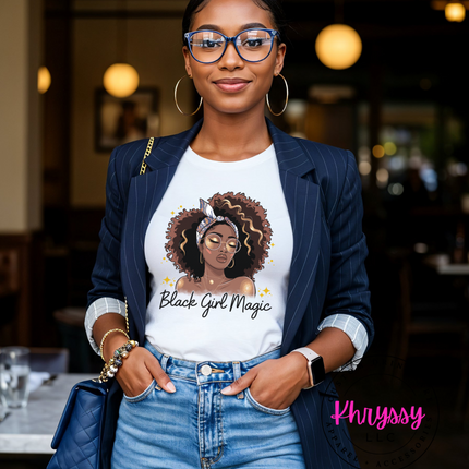 Black Girl Magic T-Shirt – Empowering Graphic Tee for Women