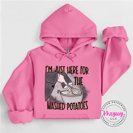 Azalea hoodie with the funny mashed potatoes Thanksgiving design