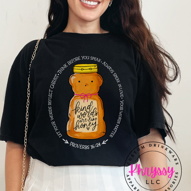 Kind Words Are Like Honey Proverbs 16:24 — Gentle Faith Reminder