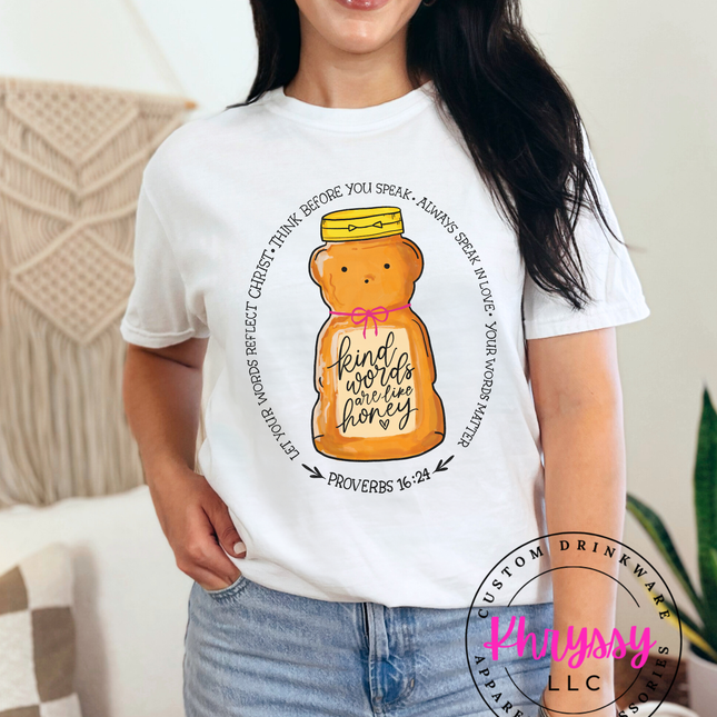 Kind Words Are Like Honey Proverbs 16:24 — Gentle Faith Reminder