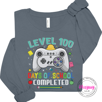 Fun gamer graphic tee in Steel Blue, easy everyday layer for school days.