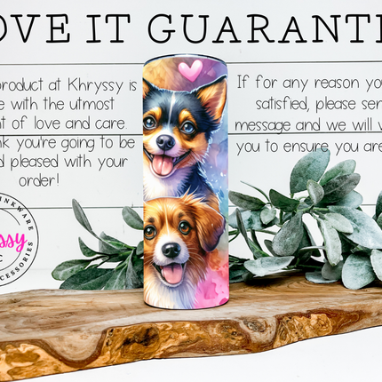 Life is Better with Dogs 20oz Tumbler with Straw