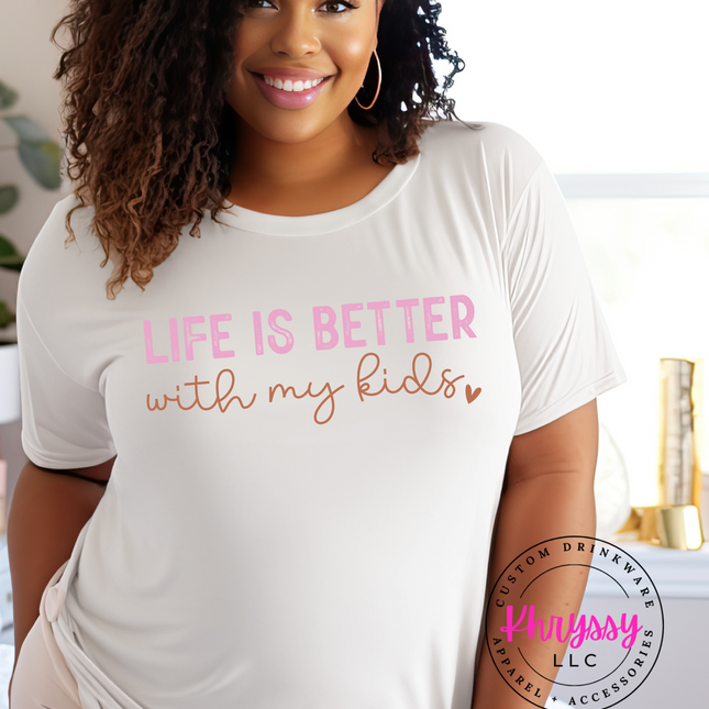 Life is Better with My Kids Unisex Shirt: Celebrating the Joy of Parenthood!