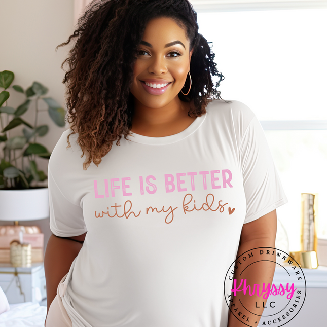 Life is Better with My Kids Unisex Shirt: Celebrating the Joy of Parenthood!