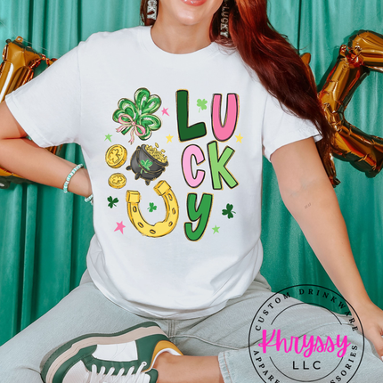 Lucky — Bold Colorful St. Patrick's Day Typography Statement