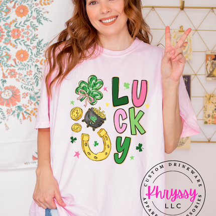 Lucky — Bold Colorful St. Patrick's Day Typography Statement