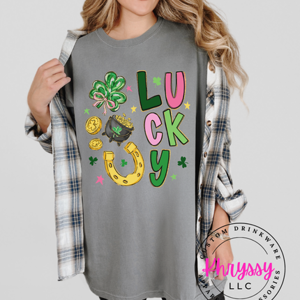 Lucky — Bold Colorful St. Patrick's Day Typography Statement