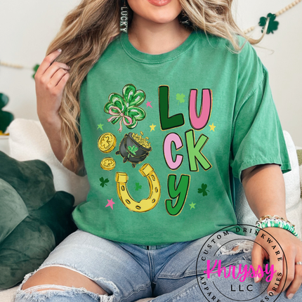 Lucky — Bold Colorful St. Patrick's Day Typography Statement