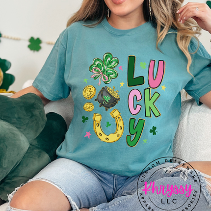 Lucky — Bold Colorful St. Patrick's Day Typography Statement