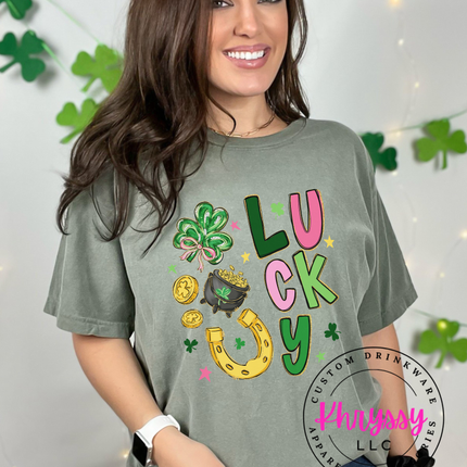 Lucky — Bold Colorful St. Patrick's Day Typography Statement