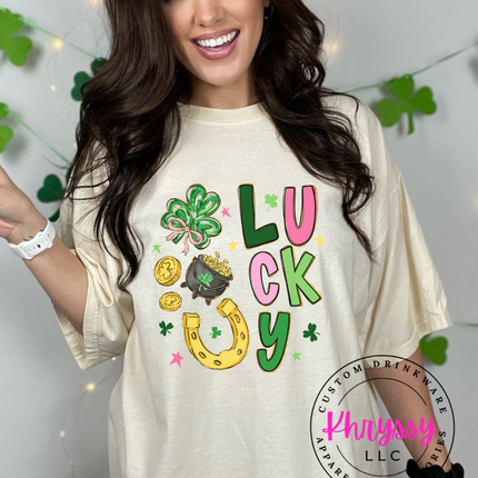 Lucky — Bold Colorful St. Patrick's Day Typography Statement