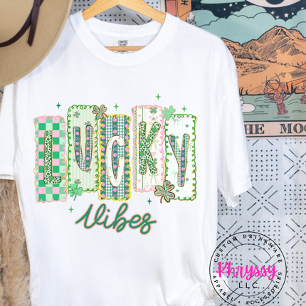Lucky Vibes Pastel Patchwork Cheer For St Patrick’s Celebrations