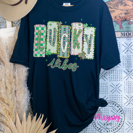 Lucky Vibes Pastel Patchwork Cheer For St Patrick’s Celebrations