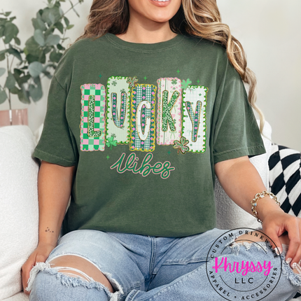 Lucky Vibes Pastel Patchwork Cheer For St Patrick’s Celebrations