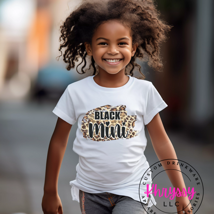 Dynamic Duo: Black Mama and Mini Unisex Shirt