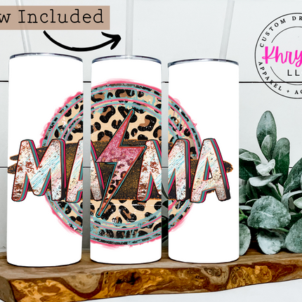 Mama and Mini White Rock Custom Tumbler Set