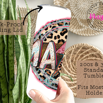 Mama and Mini White Rock Custom Tumbler Set