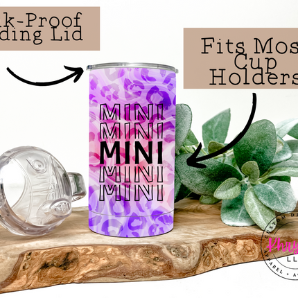 Mama and Mini Custom Animal Print Tumbler Set with Straw