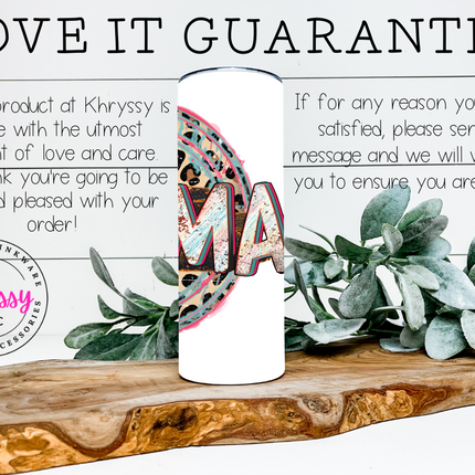 Mama and Mini White Rock Custom Tumbler Set